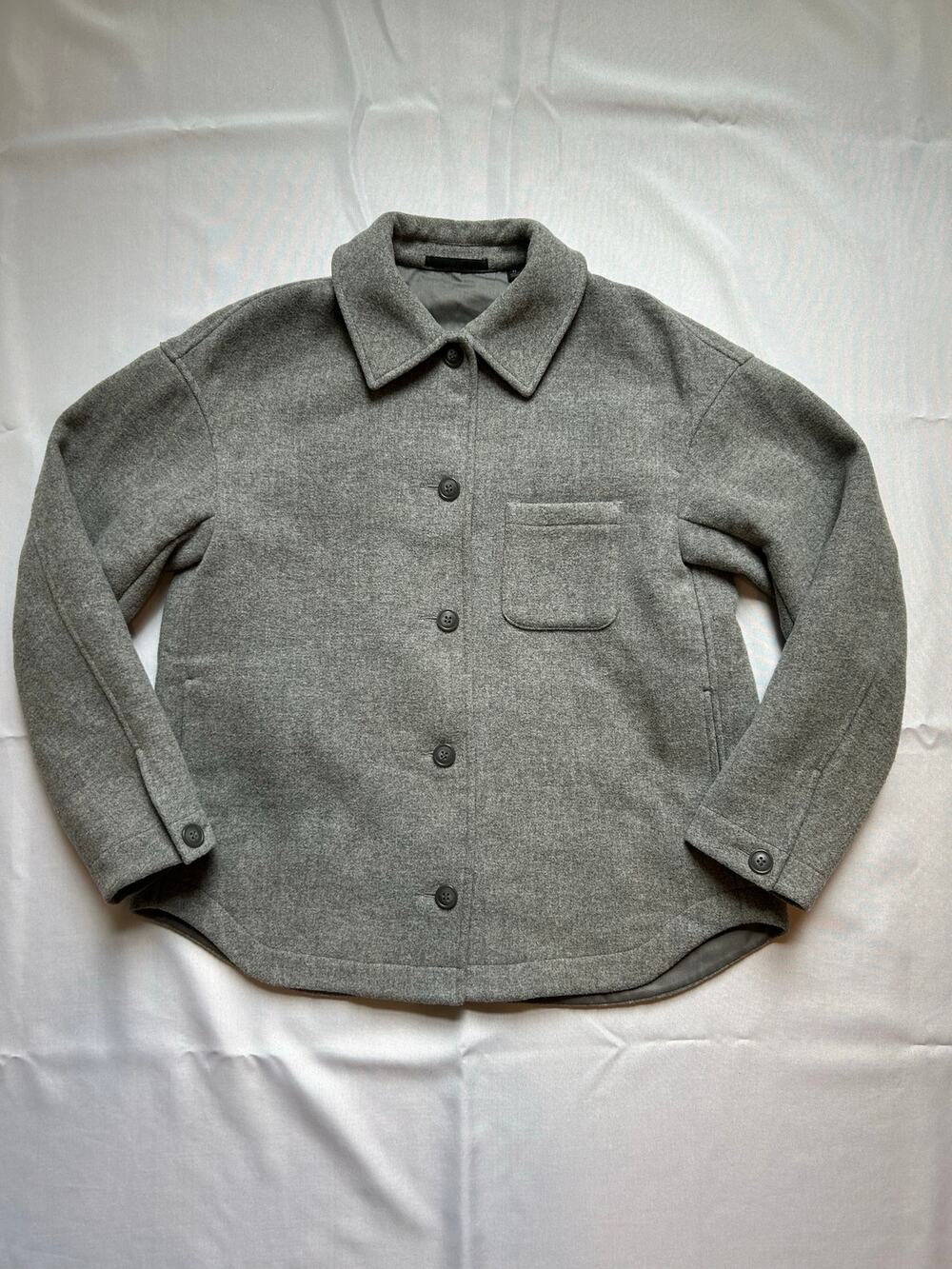 Uniqlo Oversized Short Jacket Grey XS